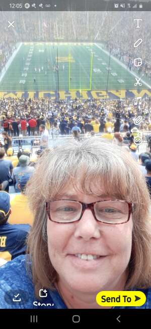 Victoria Carson  attended University of Michigan Wolverines vs. Northern Illinois University - NCAA Football on Sep 18th 2021 via VetTix 