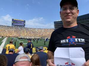 Tim attended University of Michigan Wolverines vs. Northern Illinois University - NCAA Football on Sep 18th 2021 via VetTix 
