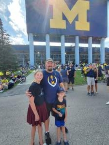 Jason A attended University of Michigan Wolverines vs. Northern Illinois University - NCAA Football on Sep 18th 2021 via VetTix 