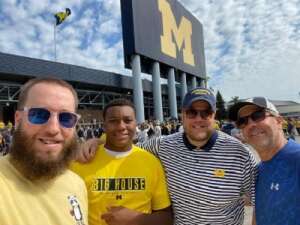 Chip that loves UM too attended University of Michigan Wolverines vs. Northern Illinois University - NCAA Football on Sep 18th 2021 via VetTix 
