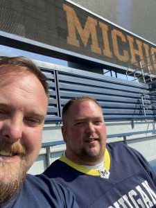 John McQueary attended University of Michigan Wolverines vs. Northern Illinois University - NCAA Football on Sep 18th 2021 via VetTix 
