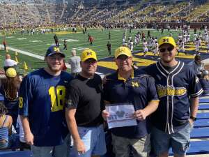 Rich  Blakeman attended University of Michigan Wolverines vs. Northern Illinois University - NCAA Football on Sep 18th 2021 via VetTix 