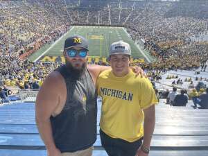 Luke attended University of Michigan Wolverines vs. Northern Illinois University - NCAA Football on Sep 18th 2021 via VetTix 