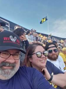 Bruno  attended University of Michigan Wolverines vs. Northern Illinois University - NCAA Football on Sep 18th 2021 via VetTix 
