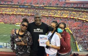 Christopher  attended Washington Football Team vs. Baltimore Ravens - NFL on Aug 28th 2021 via VetTix 