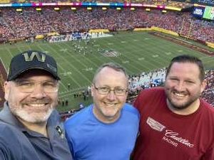 Chris W attended Washington Football Team vs. Baltimore Ravens - NFL on Aug 28th 2021 via VetTix 