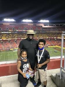 Demos Moore attended Washington Football Team vs. Baltimore Ravens - NFL on Aug 28th 2021 via VetTix 