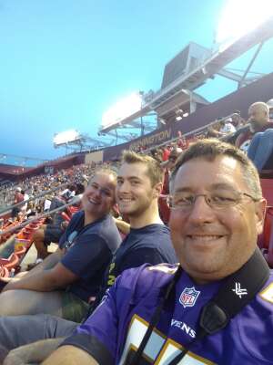 Mark Rieker attended Washington Football Team vs. Baltimore Ravens - NFL on Aug 28th 2021 via VetTix 