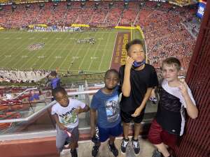 Jerrick Jefferson attended Washington Football Team vs. Baltimore Ravens - NFL on Aug 28th 2021 via VetTix 