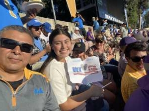 JC Sand attended UCLA Bruins vs. LSU - NCAA Football on Sep 4th 2021 via VetTix 