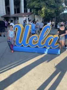 Mathis Family attended UCLA Bruins vs. LSU - NCAA Football on Sep 4th 2021 via VetTix 
