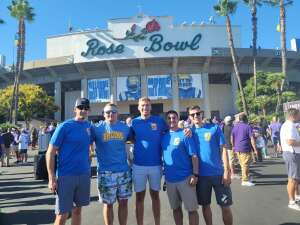 KT attended UCLA Bruins vs. LSU - NCAA Football on Sep 4th 2021 via VetTix 