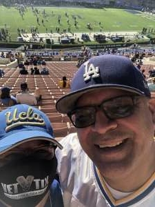 Rosie Rivera attended UCLA Bruins vs. LSU - NCAA Football on Sep 4th 2021 via VetTix 