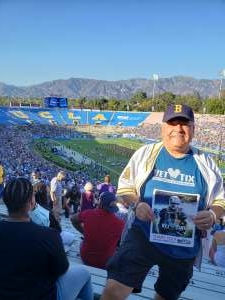 Richard attended UCLA Bruins vs. LSU - NCAA Football on Sep 4th 2021 via VetTix 