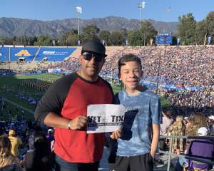 Anthony attended UCLA Bruins vs. LSU - NCAA Football on Sep 4th 2021 via VetTix 