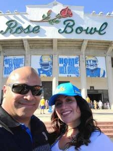 Gonzo and Tricia attended UCLA Bruins vs. LSU - NCAA Football on Sep 4th 2021 via VetTix 