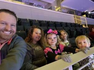 Nick attended Disney on Ice Presents Mickey and Friends on Dec 16th 2021 via VetTix 