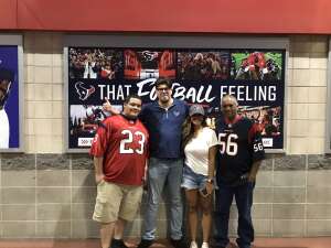 Justin  attended Houston Texans vs. Tampa Bay Buccaneers - NFL on Aug 28th 2021 via VetTix 