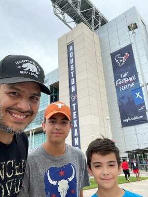 Marc C. attended Houston Texans vs. Tampa Bay Buccaneers - NFL on Aug 28th 2021 via VetTix 