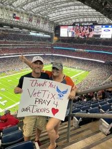 Greg Holmen attended Houston Texans vs. Tampa Bay Buccaneers - NFL on Aug 28th 2021 via VetTix 
