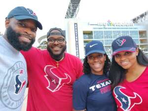 Sharri attended Houston Texans vs. Tampa Bay Buccaneers - NFL on Aug 28th 2021 via VetTix 