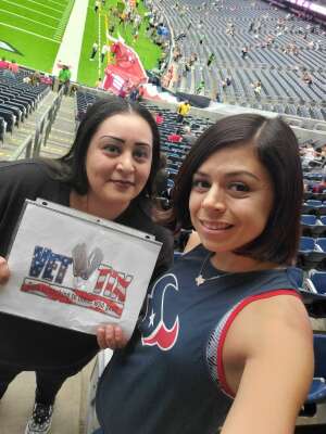 Violeta Nunez  attended Houston Texans vs. Tampa Bay Buccaneers - NFL on Aug 28th 2021 via VetTix 