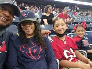 Mario Whitaker  attended Houston Texans vs. Tampa Bay Buccaneers - NFL on Aug 28th 2021 via VetTix 