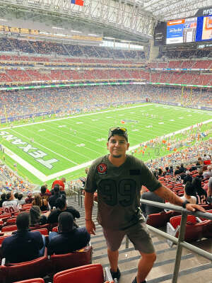 Tino  attended Houston Texans vs. Tampa Bay Buccaneers - NFL on Aug 28th 2021 via VetTix 