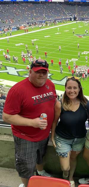 The Mooreâ€™s  attended Houston Texans vs. Tampa Bay Buccaneers - NFL on Aug 28th 2021 via VetTix 