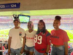 Bokeia attended Houston Texans vs. Tampa Bay Buccaneers - NFL on Aug 28th 2021 via VetTix 