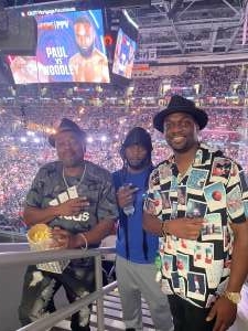 Terence attended Jake Paul vs. Tyron Woodley - Boxing Event on Aug 29th 2021 via VetTix 