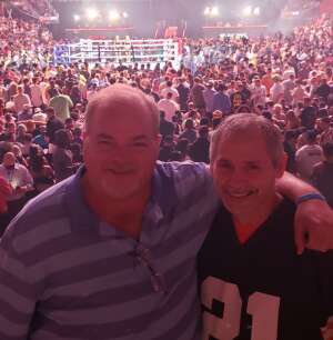 Bob, US Navy attended Jake Paul vs. Tyron Woodley - Boxing Event on Aug 29th 2021 via VetTix 