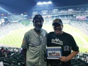 Dave Naylor attended Colorado Rockies vs. Atlanta Braves on Sep 2nd 2021 via VetTix 