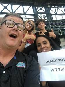 Clay attended Colorado Rockies vs. Atlanta Braves on Sep 2nd 2021 via VetTix 