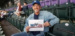 Pat attended Colorado Rockies vs. Los Angeles Dodgers on Sep 21st 2021 via VetTix 
