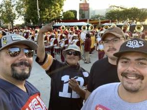 James Espinoza attended USC Trojans vs. Stanford Cardinal - NCAA Football on Sep 11th 2021 via VetTix 