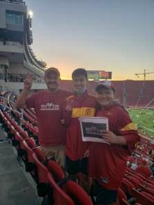 Guy attended USC Trojans vs. Stanford Cardinal - NCAA Football on Sep 11th 2021 via VetTix 