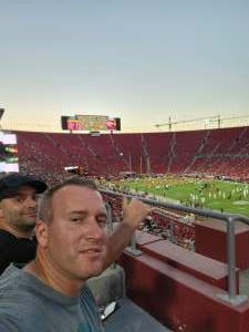 Justin attended USC Trojans vs. Stanford Cardinal - NCAA Football on Sep 11th 2021 via VetTix 
