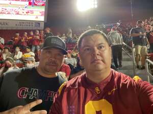 Rudy attended USC Trojans vs. Stanford Cardinal - NCAA Football on Sep 11th 2021 via VetTix 