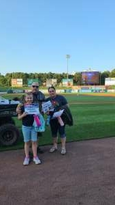 Parry family attended Jersey Shore Blueclaws Vs. Greensboro Grasshoppers - MiLB on Sep 11th 2021 via VetTix 