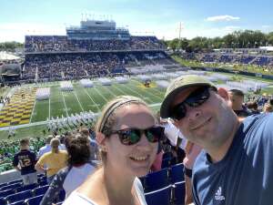 James attended Navy Midshipman vs. Marshall - NCAA Football on Sep 4th 2021 via VetTix 