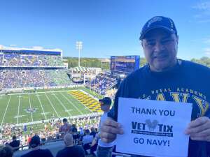 Al Gonzalez  attended Navy Midshipman vs. Marshall - NCAA Football on Sep 4th 2021 via VetTix 