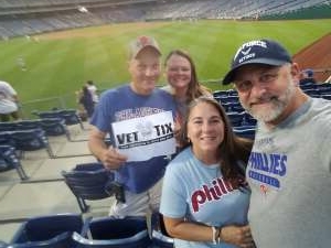 Mike & Klare attended Philadelphia Phillies vs. Chicago Cubs - MLB on Sep 14th 2021 via VetTix 