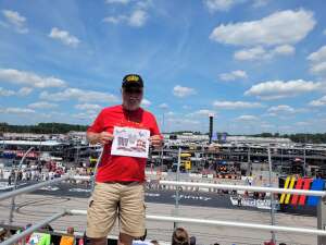 Freeman Horton  attended Cookout Southern 500 - NASCAR Cup Series - Doubleheader on Sep 5th 2021 via VetTix 