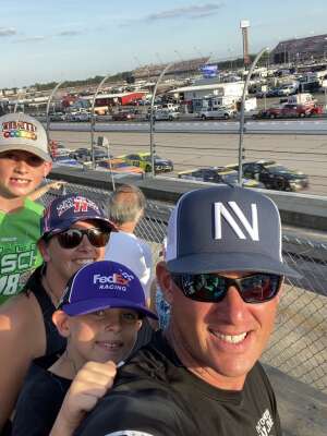 Dunleavy Family attended Cookout Southern 500 - NASCAR Cup Series - Doubleheader on Sep 5th 2021 via VetTix 