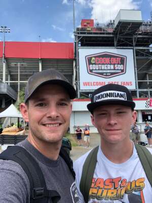 Brian Weinmeister attended Cookout Southern 500 - NASCAR Cup Series - Doubleheader on Sep 5th 2021 via VetTix 