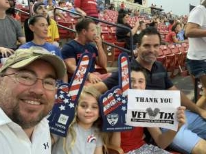 Justin Heid attended FC Dallas vs. San Jose Earthquakes - MLS - Military and 1st Responder Appreciation Game (see Notes) on Sep 11th 2021 via VetTix 
