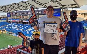 Daniel attended FC Dallas vs. San Jose Earthquakes - MLS - Military and 1st Responder Appreciation Game (see Notes) on Sep 11th 2021 via VetTix 