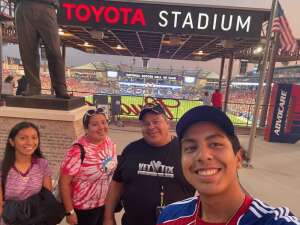 John attended FC Dallas vs. San Jose Earthquakes - MLS - Military and 1st Responder Appreciation Game (see Notes) on Sep 11th 2021 via VetTix 