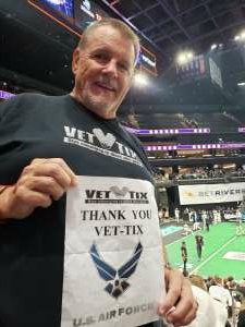DJ attended IFL United Bowl Arizona Rattlers V. Massachusetts Pirates on Sep 12th 2021 via VetTix 